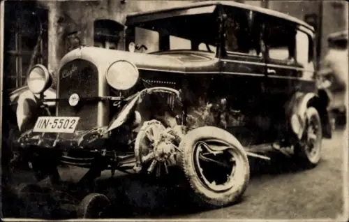 Foto Ak Chrysler Automobil, Autopanne