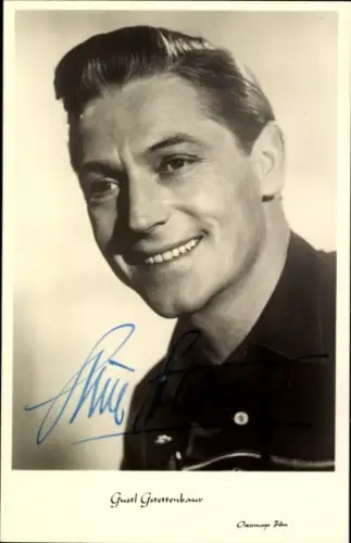 Ak Schauspieler Gustl Gstettenbaur, Portrait, Autogramm