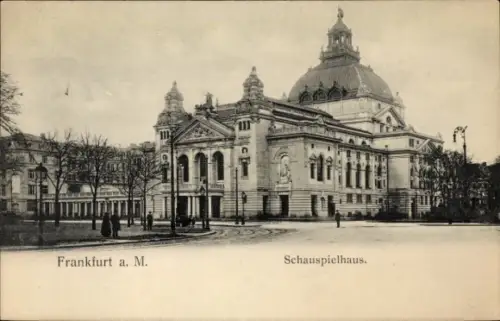 Ak Frankfurt am Main, Schauspielhaus,   Architektur