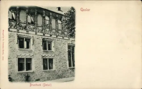 Ak Goslar am Harz, Brusttuch