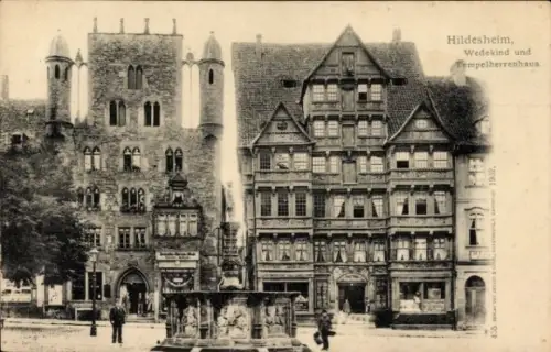 Ak Hildesheim in Niedersachsen,  Wedekind, Tempelherrenhaus