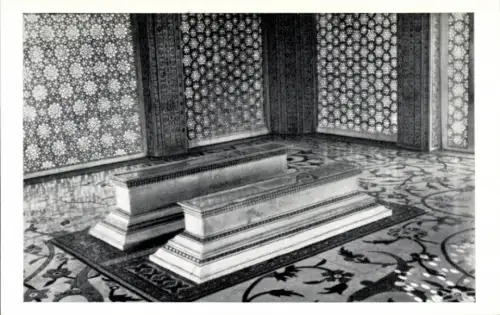 Ak Agra Indien, Moti Masjid, Gräber im Inneren, Itimād-ud-Daula, archäologische Stätte