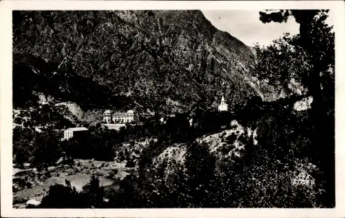 CPA Kerrata Algérie, Le Château et entrée des Gorges