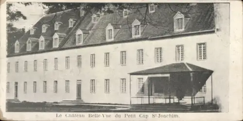 Ak Québec Kanada, Le Château Belle-Vue du Petit Cap St Joachim