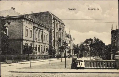 Ak Lutherstadt Eisleben, Landwehr