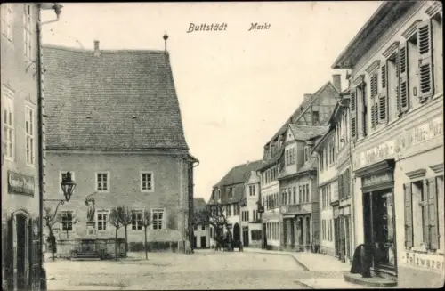 Ak Buttstädt in Thüringen, Markt