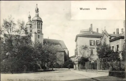 Ak Wurzen in Sachsen, Domplatz
