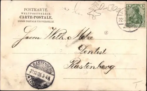 Ak Weimar in Thüringen, Burgplatz