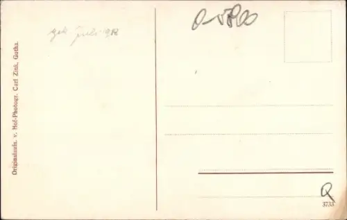 Ak Gotha in Thüringen, Schloss Friedenstein, Spiegelsaal