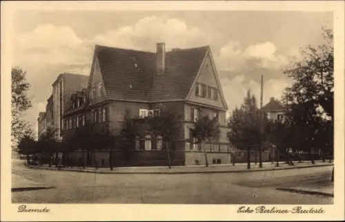 Ak Diemitz Halle an der Saale, Berliner Straße Ecke Breite Straße