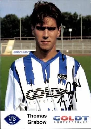 Autogrammkarte Fußballer Thomas Grabow, VfB Oldenburg, Autogramm