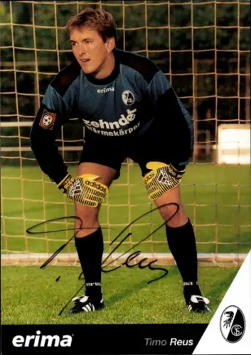 Autogrammkarte Fußballer Timo Reus, SC Freiburg, Autogramm