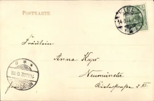 Ak Friedrichsort Kiel, Kieler Hafen, Leuchtturm Friedrichsort, Schiffe, Wasser