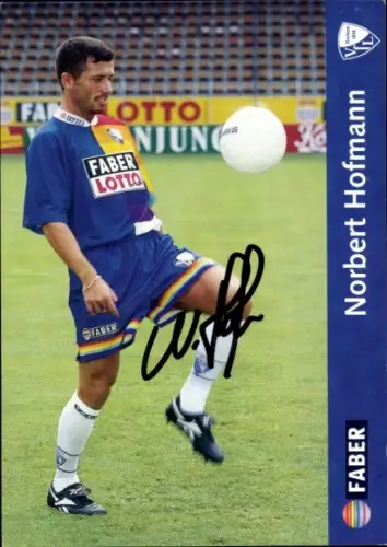Autogrammkarte Fußballer Norbert Hofmann, VfL Bochum, Autogramm