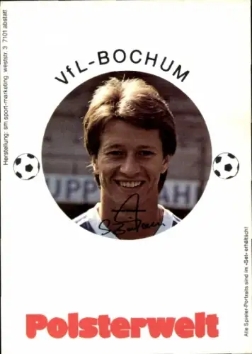 Autogrammkarte Fußballer unbekannt, VfL Bochum, Autogramm