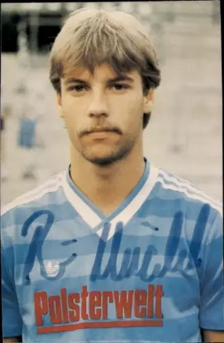 Autogrammkarte Fußballer Peter Knäbel, VfL Bochum, Autogramm