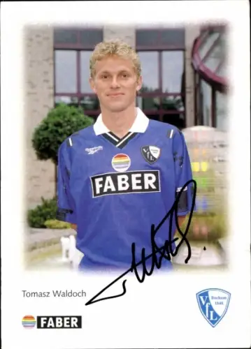 Autogrammkarte Fußballer Tomasz Waldoch, VfL Bochum, Autogramm