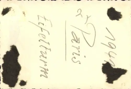 Foto Paris VII, Eiffelturm, 1941