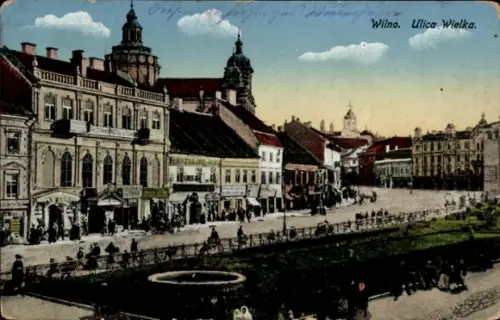 Ak Vilnius Wilna Wilno Litauen, Ulica Wielka