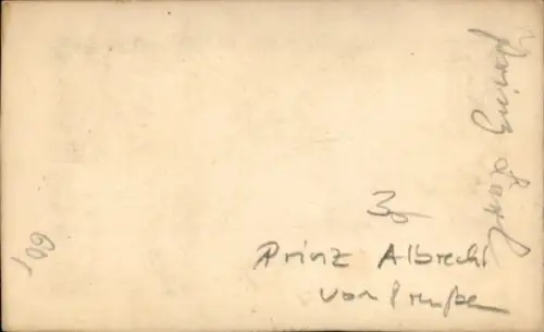 CdV Prinz Albrecht von Preußen, Porträt