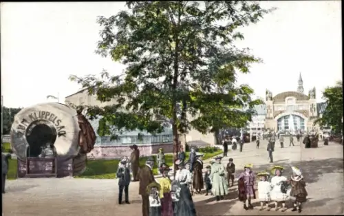 Ak Zwickau in Sachsen, Gewerbe u. Industrieausstellung 1906, Zum Klippelsack, Klöppelsack