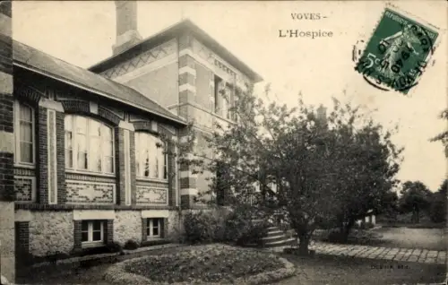 CPA Voves Eure et Loir, Hospice