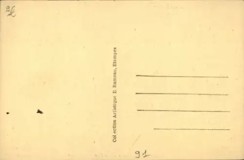 Ak Étampes Essonne, Place Notre-Dame