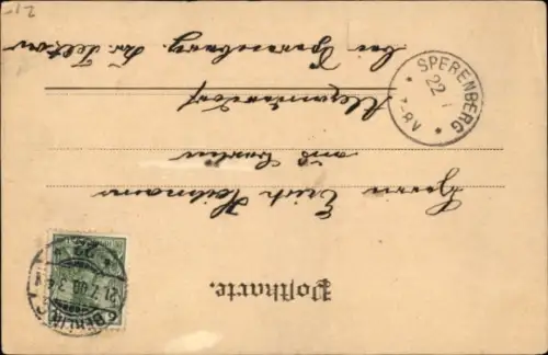 Litho Märchen, Rotkäppchen, Wolf, Gebrüder Grimm