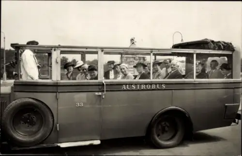 Foto Ak Autobus, Astrobus, Wien 1936