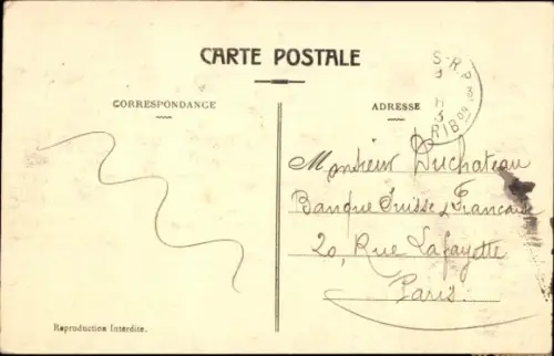 CPA Tadla Maroc, Juin 1913, Le Colonel Mangin reçoit la soumission d'un Caid Zemour