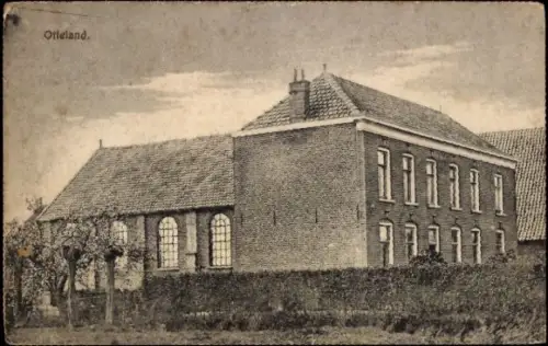 Ak Otteland Eexta Groningen, ehemalige Schule