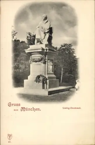 Ak München, Liebig-Denkmal