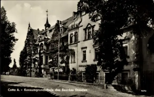 Ak Cotta A Großcotta Dohma Sachsen, Konsumgrundschule des Bezirkes Dresden