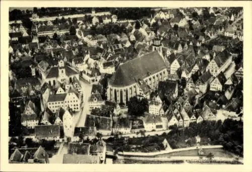 Ak Dinkelsbühl in Mittelfranken, Luftaufnahme 