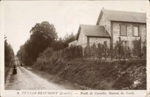 CPA Persan Beaumont Val-d'Oise, Forêt de Carnelle, Maison du Garde