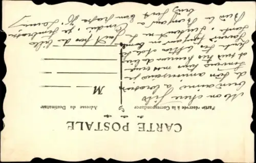 Handgemalt Ak Stiefmütterchen, Glücksklee