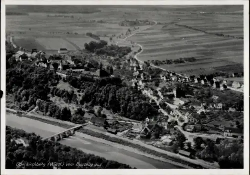 Ak Oberkirchberg Illerkirchberg in Württemberg, Luftaufnahme