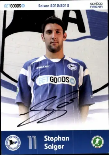 Autogrammkarte Stephan Salger, Arminia Bielefeld, Autogramm