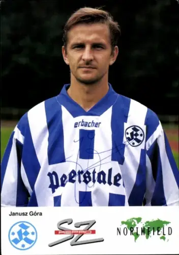 Autogrammkarte Fußballer Janusz Góra, Stuttgarter Kickers, Autogramm