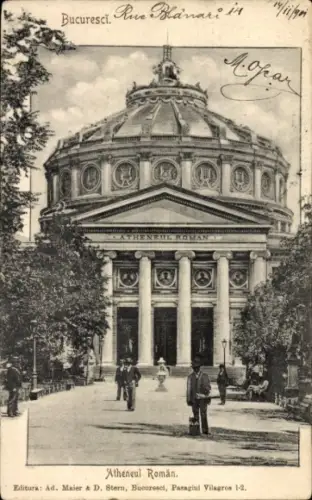 Ak București Bukarest Rumänien, Atheneul Roman