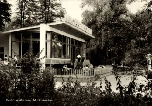 Ak Berlin Weißensee, Milchhäuschen