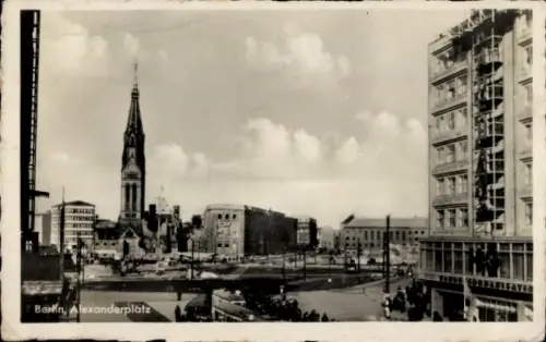 Ak Berlin Mitte, Blick auf den Alexanderplatz