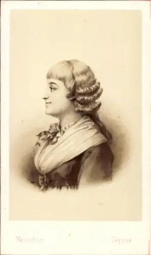 Carte de Visite Madame Prolland