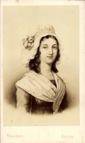 Carte de Visite Marie-Anne Charlotte de Corday d'Armont