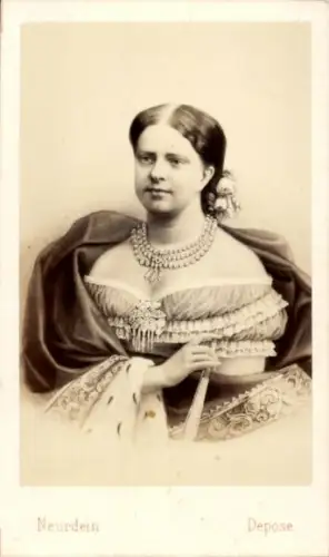 Carte de Visite Maria Clotilde di Savoia