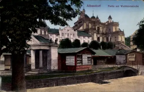 Ak Wambierzyce Albendorf Schlesien, Wallfahrtskirche