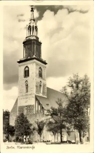 Ak Berlin Mitte,  Marienkirche
