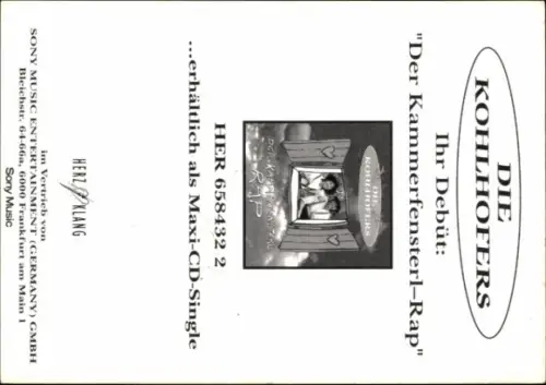 Ak Sänger Die Kohlhofers, Portrait, Autogramme