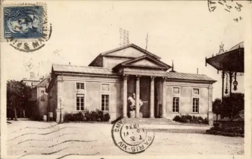 Ak Saint Lô Manche, Platz vor dem Justizpalast