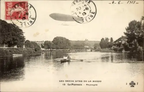 Ak Le Perreux sur Marne Val de Marne, Paysage